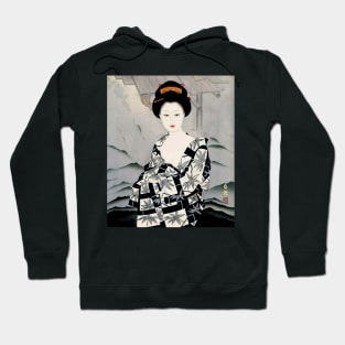 Japanese Woman After Bath - Ukiyo-e Hoodie